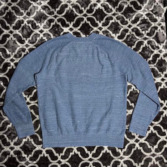 Gap Cotton Tweed Sweater Women's Medium Pullover Crewneck Light Blue Jumper - Picture 4 of 8